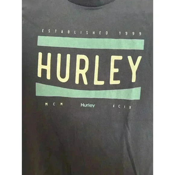 Hurley Skate Tee Short Sleeve Logo Graphic Blue Youth T-Shirt Size S - Picture 3 of 5